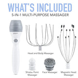 Daiwa Felicity Head Scalp Massager Scratcher 5-in-1 Stress Relief Gift Set