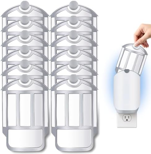 12 Pack Refill Cartridge Kit Replacement, Compatible with ZEVO Plug-in Light M364A and Max (12 Pack Refill)