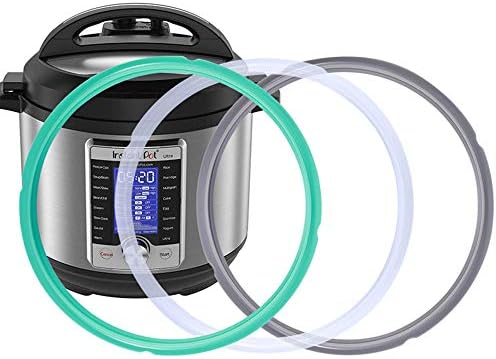 Sealing Ring for 8 Qt Instant Pot Replacement Silicone Gasket Seal for 8 Quart Instapot Pressure Cooker Accessories for Insta Pot IP DUO/LUX/ULTRA/SMART/PRO/VIVA 8QT Seal Ring - 3 Pack