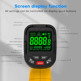 Surpeer Infrared Thermometer pyrometer Temperature Gun -50°F to 2552°F, 30:1 Distance Ratio, Laser IR Temp Gun for Cooking, Pizza Oven, Engine, Kilns, Forges, Industry, and Home Repair