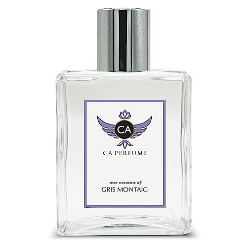 CA Perfume Impression of Gris Montaig For Women Replica Fragrance Dupes Eau de Parfum Spray Bottle 3.4 Fl Oz/100ml-X1