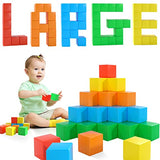 Zerxona 1.41 inch Magnetic Blocks Toddlers Toys for 3 4 5 6 7+ Year Olds Girls Boys Large Magnetic Building Blocks for Kids Age 3-5 STEM Magnetic Cubs Toy for Age 4-8 Children Christmas Birthday Gifts