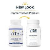 Vital Nutrients Vitamin D 10000 IU | Vitamin D3 Supplement | Healthy Bones, Teeth, Muscles*| Cellular & Immune Function | Calcium Absorption | Gluten, Dairy and Soy Free | 60 Capsules