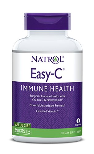 Natrol Vitamin C with Bioflavonoids – Dietary Supplement – 240 Veggie Capsules