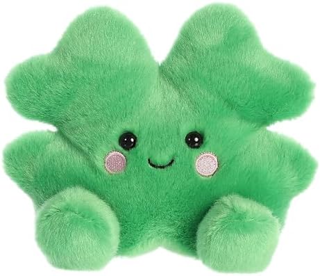 Aurora® Adorable Palm Pals™ Chance Clover™ Stuffed Animal - Pocket-Sized Play - Collectable Fun - Green 5 Inches