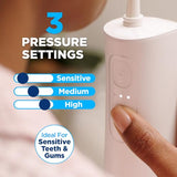 Miracle Smile | 3 Adjustable Pressure Settings | Water Flosser That Gently Cleans and Flosses in 10 Seconds