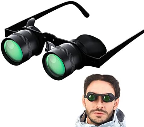 Binoculars Glasses Portable Hands Free Binoculars Telescope 10X Zoom Glasses for Outdoor Fishing Fishing Gear