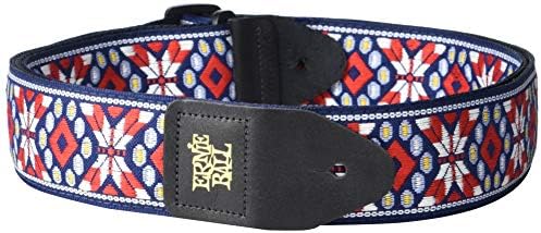 Ernie Ball Jacquard Guitar Strap, Taos Fire Red (P04639)