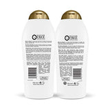 OGX Nourishing + Coconut Milk Shampoo & Conditioner, Set, 25.4 Fl Oz (Pack of 2)