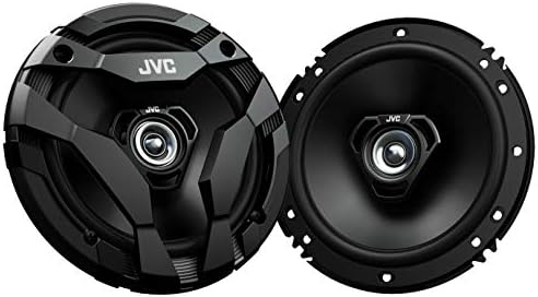 JVC CS-DF620 Car Speakers, 300 Watts of Power Per Pair, 150 Watts Each, 6.5 Inch, Full Range, 2 Way, Sold in Pairs, Black