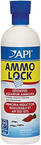API AMMO-LOCK Freshwater and Saltwater Aquarium Ammonia Detoxifier 16-Ounce Bottle