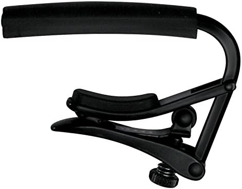 C3K Shubb Capo Noir Series 12 String Guitar Capo - Black Chrome