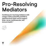 THORNE Pro-Resolving Mediators - Combines Pre-Resolving Mediators with EPA and DHA - Supports a Balanced Inflammatory Response and Healthy Brain Structure - 60 gelcaps