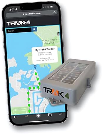 Trak-4 Solar GPS Tracker. Durable, Reliable Track Trailers, Equipment, Vehicles, and Assets. Waterproof, Global Tracking. Subscription Required.