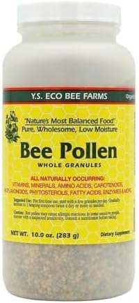 Bee Pollen - Low Moisture Whole Granulars - 10 oz