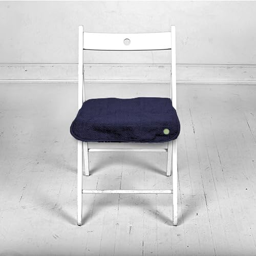 PeapodMats Chair Pads for Incontinence | Washable, Waterproof Chair & Bed Incontinence Pads | Suitable for Kids, Adults, Elderly & Pets, 1.5 x 1.5 Navy Blue