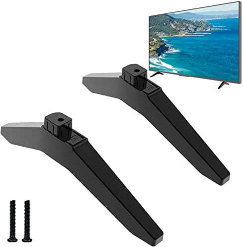 Replacement Legs for LG TV, TV Stand Legs for 43 Inch LG TV Legs 43UK6200 43UK6090 43LK5700PUA 43UM7300 43UN6900PUB 43LJ5500 43LJ550M 43LJ5550 MAM645839 AAN76009325 AAN76009305 AAN76009358 with Screws