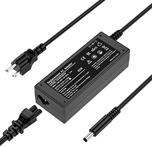 65W AC Adapter Charger Replacement for Dell Inspiron 15 3000 Charger 3552 3558 3576 3580 5551 5557 5558 5559 5566 5567 5568 5570 5582 5583 5584 7537 7560 7570 7572 7573 7579 7580 Laptop Power Cord
