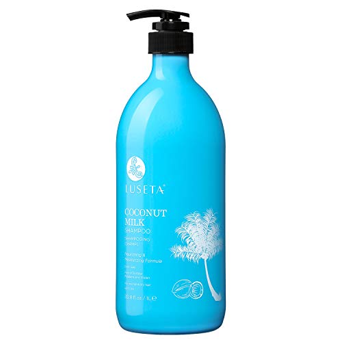 Luseta Coconut Milk Shampoo, Nourishing & Moisturizing Hair, Sulfate & Paraben Free, Keratin & Color Safe, 33.8oz Each