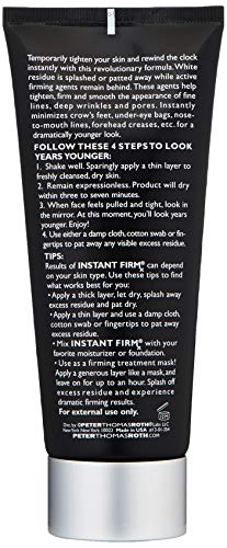 PETER THOMAS ROTH | Instant FIRMx Temporary Face Tightener | Firm and Smooth the Look of Fine Lines, Deep Wrinkles and Pores