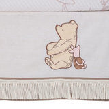 Lambs & Ivy Disney Baby Pooh Bear & Pals Cotton 3Piece Nursery Crib Bedding Set