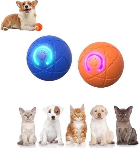 Smart Jumping Ball for Dogs, Smart Jumping Ball Dog Toy, InteractiveBall, 2025 New Vibrating DogBall, ShakyBall Toy forDogs, BouncingBall forDogs, for Small Medium Large Dogs (2pc)