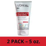 L'Oreal Paris Revitalift Bright Reveal Anti-Aging Facial Cleanser with Glycolic Acid 5 fl. oz (Pack of 2)