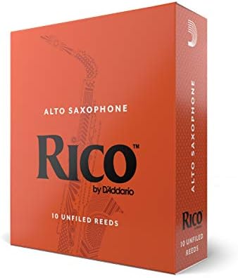 D'Addario Rico Alto Saxophone Reeds, Strength 2, Pack of 10