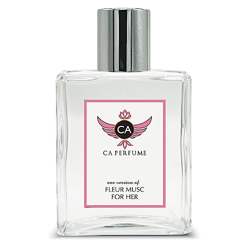 CA Perfume Impression of Narciso Fleur Musc For Her For Women Replica Fragrance Dupes Eau de Parfum Spray Bottle 3.4 Fl Oz/100ml-X1