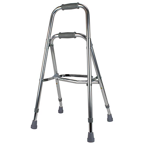 Days Hemi Walker, Mobility Aid for Elderly, Handicapped, Disabled users, One Arm or Hand Walker, Folding Walker, Aluminum Support Walker, Height Adjustable, Weight Capacity of Up to 300 Pounds