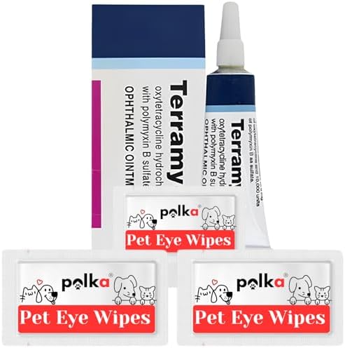 Pet Eye Cream Health for Cats, Dog, Cattle, Sheep, Horse and Bird 3.5 gr/1 Tube Shipped in Dog Eye Wipes