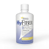 Medtrition HyFiber Daily Liquid Fiber for Regularity and Soft Stools, 12 Grams Soluble Fiber, 32 fl oz 4 Pack