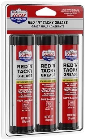 Lucas Oil 10318 Red N Tacky Grease 3 Ounce Combo Pack