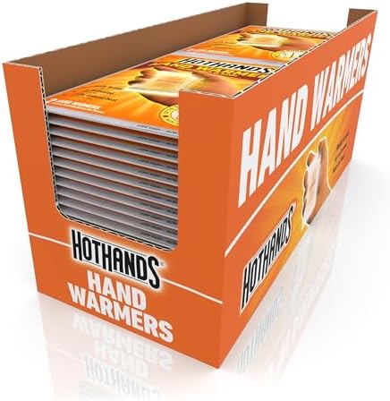 HotHands Hand Warmers - Long Lasting Safe Natural Odorless Air Activated Warmers - Up to 10 Hours of Heat - 40 Pair