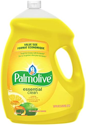 Palmolive Liquid Dish Soap Essential Clean, Lemon - 5 Liter