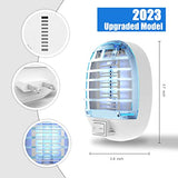 DNFAF Bug Zapper Indoor, Fly Trap for Indoors, Electronic Mosquitoes Killer Mosquito Zapper with Blue Lights for Living Room, Home, Kitchen, Bedroom, Baby Room, Office(2 Packs)