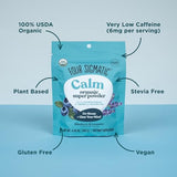 Four Sigmatic Chill Super Powder Organic Superfood Powder with Magnesium Citrate, Organic Chamomile Extract, and Organic Tremella Mushroom Extract | Blueberry Powder Drink Mix (4.94 oz.)