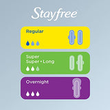 Stayfree Maxi Regular Pads For Women, Wingless, Reliable Protection and Absorbency of Feminine Periods, 66 count