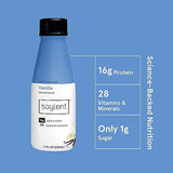 Soylent Vanilla Meal Replacement Shake, Ready-to-Drink Plant Based Protein Drink, Contains 16g Complete Vegan Protein and 1g Sugar, 11oz, 24 Pack