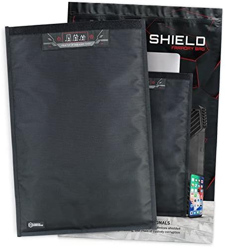 Mission Darkness Faraday Bag for Laptops // Device Shielding for Law Enforcement & Military, Executive Privacy, Travel & Data Security, Anti-Hacking & Anti-Spying Assurance