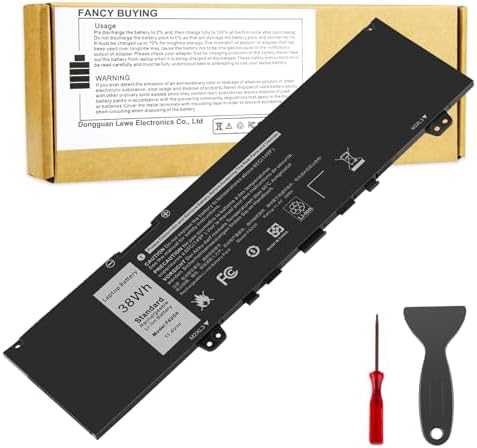 Fancy Buying 39DY5 F62G0 Battery for Dell Inspiron 13 7000 i7373 7373 7386 2-in-1 7370 7380 5370 P83G P87G P91G P83G001 P83G002 P87G001 P91G001 039DY5 39DY5 0F62G0 RPJC3 0RPJC3 F62GO Vostro 13 5370