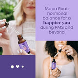 Maca Root Liquid Drops with Organic Maca Root Powder - Maca Supplement Max Absorption - High Potency Maca Root Extract - Maca Root for Energy Support - Yellow Maca Root for Women - 30 Servings