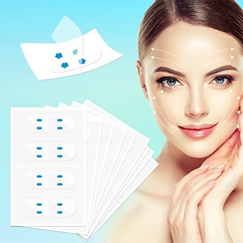 Face Tape Lifting Invisible,Face Lift Tape Invisible,156PCS Turkey Neck Tape Facelift Tape for Face Lifter Tape for Makeup Instant Face Lift Facial Tape for Double Chin Jowls Eyes Sagging Skin Women