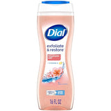 Dial Body Wash, Exfoliate & Restore Himalayan Salt, 16 fl oz, Pack of 6