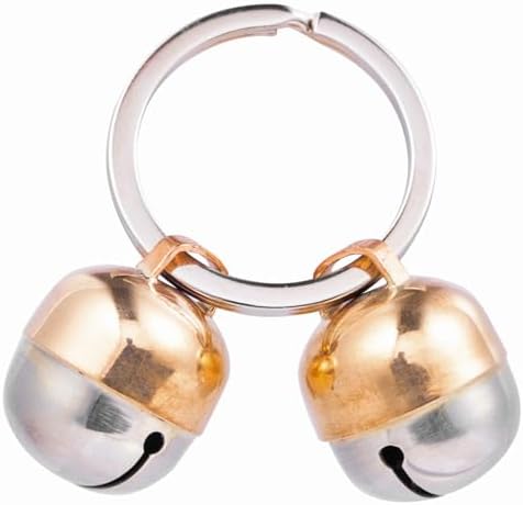 Beau's Bells 2 Extra Loud Cat & Dog Bells | Pet Tracker | Save Birds & Wildlife | Luxury Handmade Copper (Large)