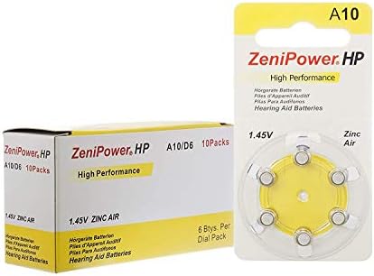 Hearing Aid Batteries Size: 10 (120 Batteries)