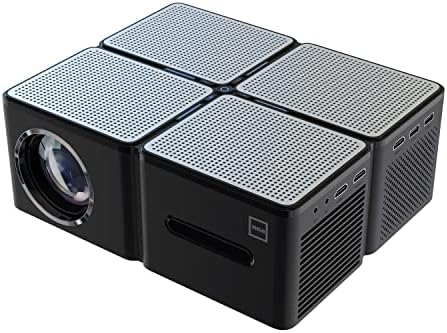 RCA RPJ167 WiFi Bluetooth Projector 4K Supported - HD Outdoor Projector 680ANSI Native 1080P, Home Theater Projector with 300" Display, Movie Projector for TV Stick, PS5, Laptop (Renewed)
