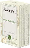 Aveeno Gentle Moisturizing Bar Facial Cleanser with Nourishing Oat for Dry Skin, Fragrance-free, Dye-Free, & Soap-Free, 3.5 oz (Pack of 4)