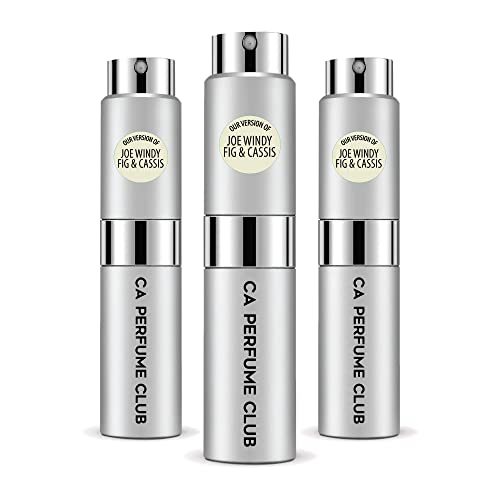 CA Perfume Club Impression of J Mlon Wild Fig & Cassis For Women & Men Replica Version Fragrance Dupes Concentrated Long Lasting Eau de Parfum Spray Refillable Atomizer Bottle 0.27 Fl Oz-X3