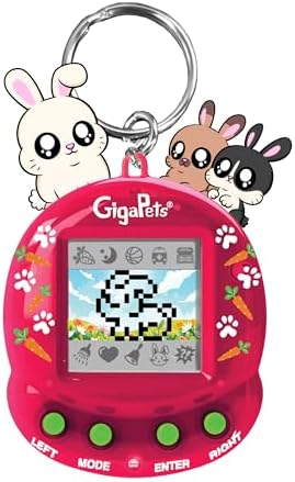 Bit Bunnies Interactive Digital Pet Toy, Upgraded Collector’s Edition Virtual Pets for Kids, 600+ Animations, 90’s Gaming, Boys, Girls Toys